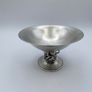 Alphonse La Paglia, Sterling Silver Compote Dish, 118, Wheat Crown, 925 “O” Mark